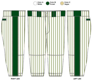 ADULT KNICKER PINSTRIPE BASEBALL PANTS