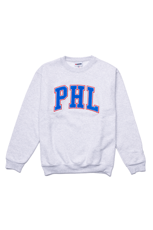 BOATHOUSE BLUE PHL CHENILLE CREWNECK