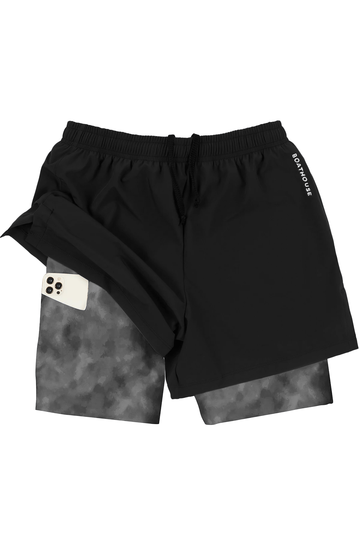 BOATHOUSE Men's Double Layer Training Shorts - Image 2