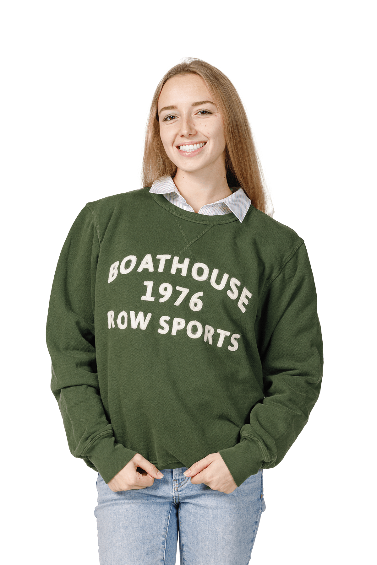 Boathouse Row Sports Felt Sweatshirt - Image 2
