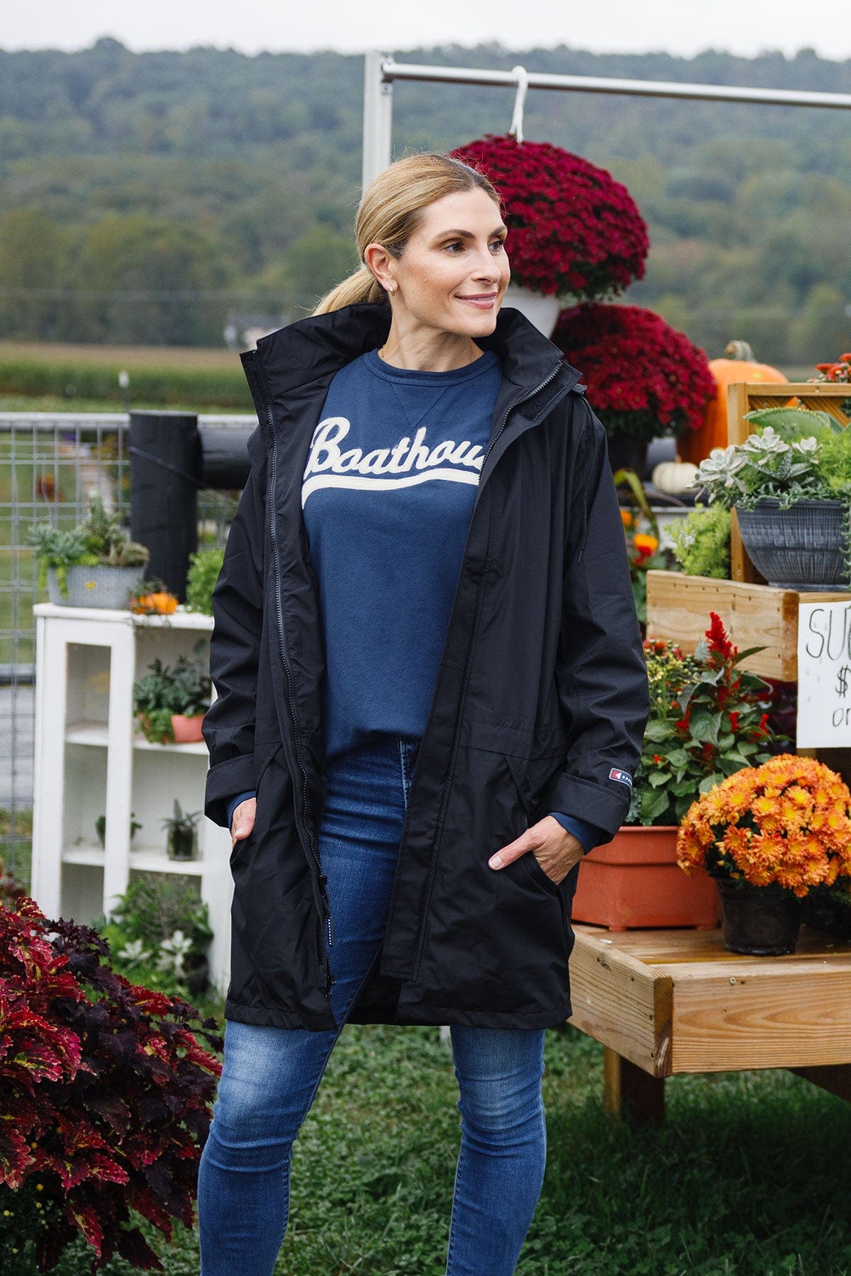 Classic Felt Boathouse Unisex Sweatshirt - Image 2