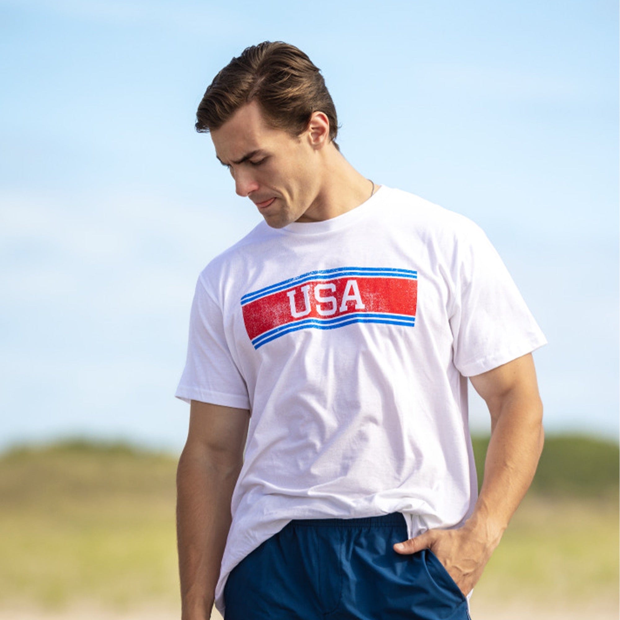 Unisex All-American Cotton Short Sleeve Tee - Image 2