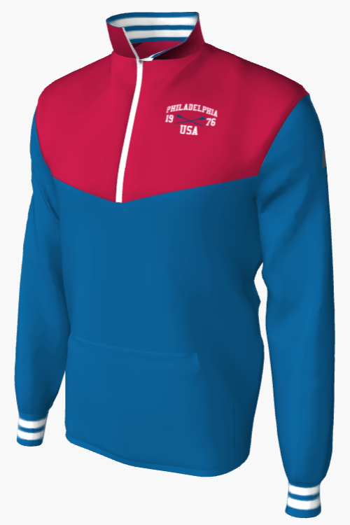 YOUTH MISSION HALF-ZIP WINDBREAKER PULLOVER - Image 2